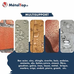 Metaltop Hydrofuge Toiture - - - Pot 1L