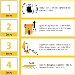 Sika Etanchéité Des Fondations-Imperméabilisant pour façade gard Protection Façade 5 L