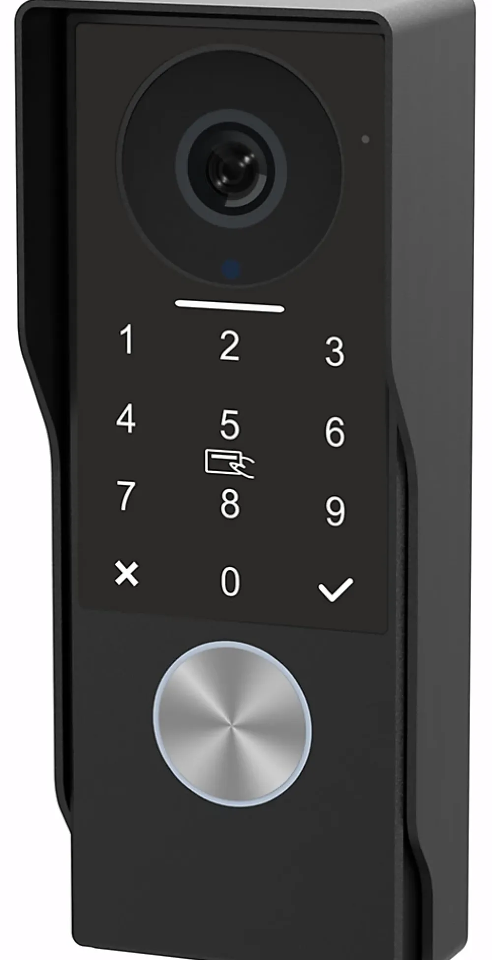Automatisme Passion Visiophone-Interphone vidéo connectée 2 fils avec digicode et badges