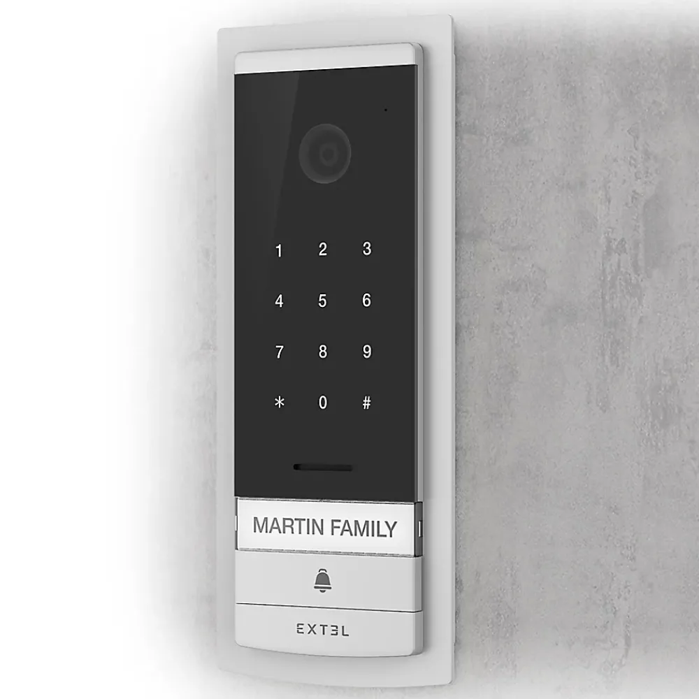 Extel Interphone vidéo connecté filaire avec digicode intégré Code Connect