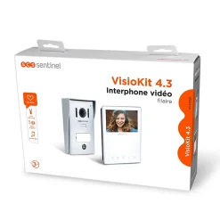 SCS Sentinel Visiophone-Interphone vidéo filaire VisioKit 4.3