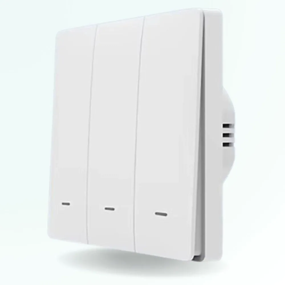 Zengo Commande De L'Éclairage-Interrupteur connecté zigbee - 3 boutons - sans fil neutre