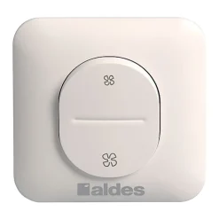 Aldes Interrupteur de commande chauffage/climatisation blanc