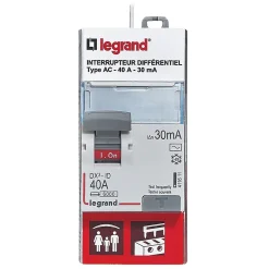 Legrand Interrupteur Et Disjoncteur Différentiel-Interrupteur différentiel 40A 30mA type AC sortie haut