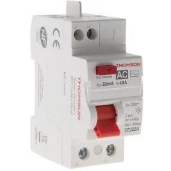 Thomson Interrupteur Et Disjoncteur Différentiel-Interrupteur différentiel 40A/30mA type AC