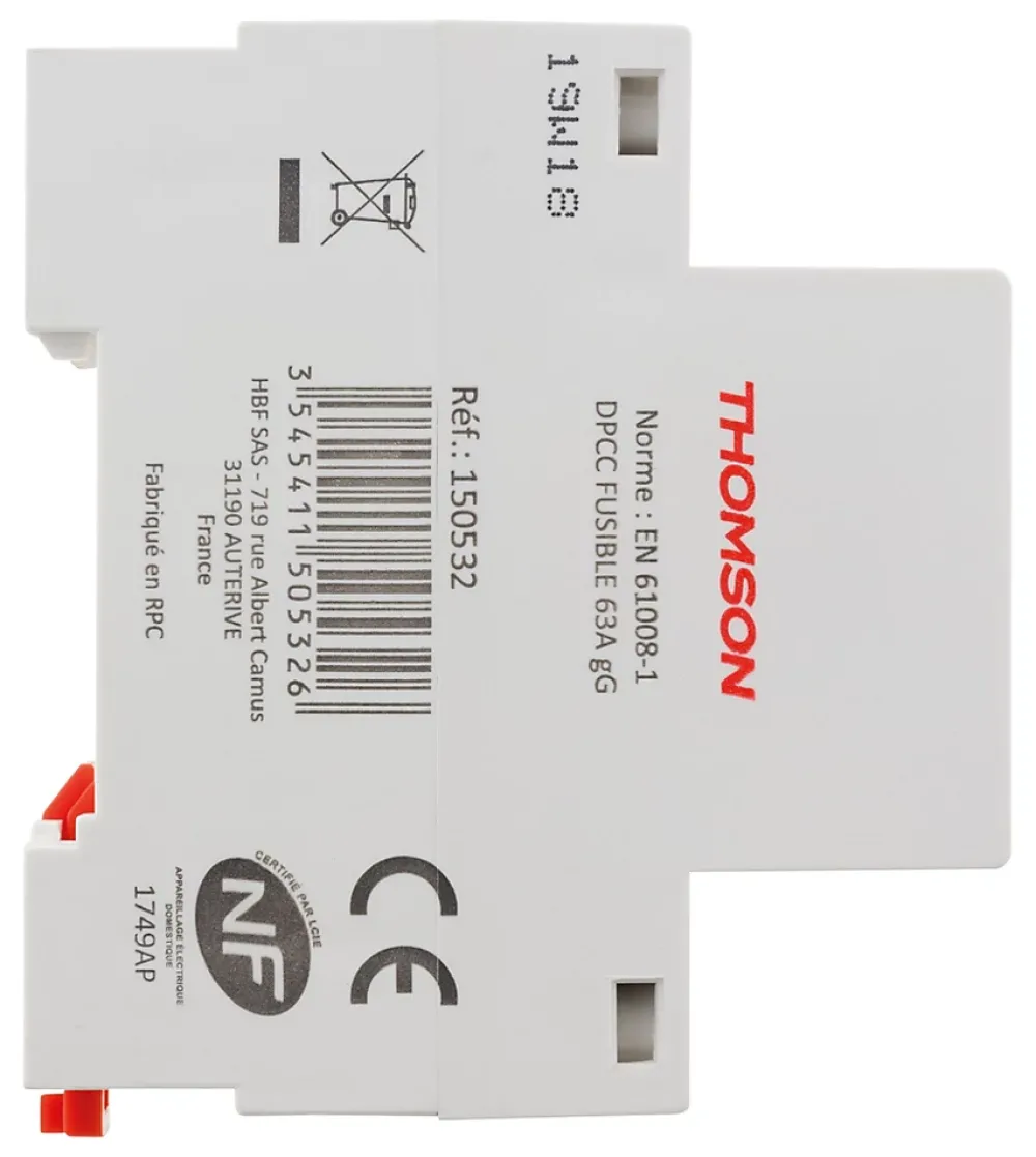 Thomson Interrupteur Et Disjoncteur Différentiel-Interrupteur différentiel 63A type A NF
