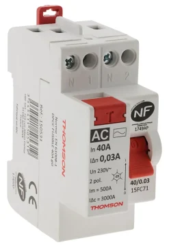 Thomson Interrupteur différentiel 40A type AC NF