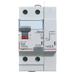 Legrand Interrupteur Et Disjoncteur Différentiel-Interrupteur différentiel 2 bornes 63A - 30mA Type AC