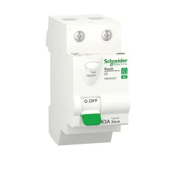 Schneider Electric Interrupteur différentiel embrochable 2P 63A 30mA Type AC Resi9 XE
