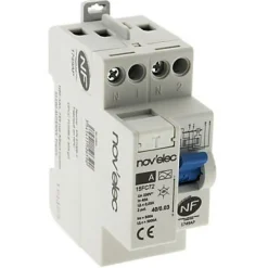 Novelec Interrupteur différentiel 30mA - 40/2 TYPE A Nov'Elec