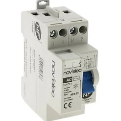Novelec Interrupteur différentiel 30mA - 40/2 TYPE AC Nov'Elec