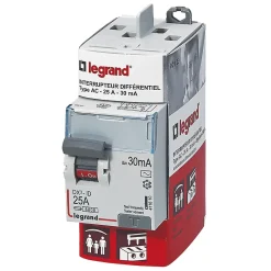 Legrand Interrupteur Et Disjoncteur Différentiel-Interrupteur différentiel 30mA 25A type AC
