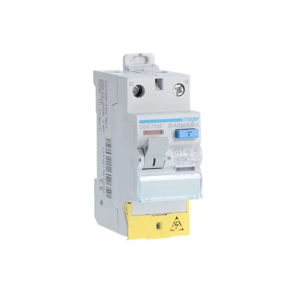 Hager Interrupteur différentiel 2P 40A 30mA - Type A