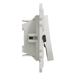Schneider Electric Interrupteur double va-et-vient connexion rapide à vis  Odace blanc