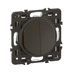 Legrand Interrupteur Encastrable-Interrupteur double va-et-vient Céliane noir