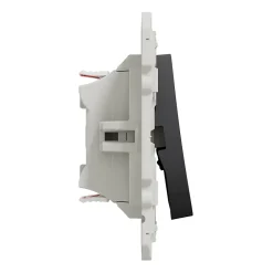 Schneider Electric Interrupteur double va-et-vient connexion rapide à vis Odace anthracite