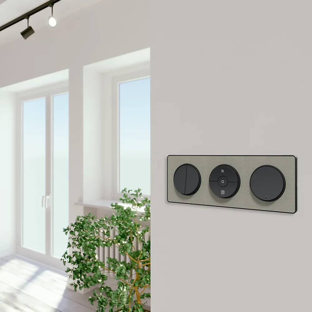 Schneider Electric Interrupteur double va-et-vient connexion rapide à vis Odace anthracite