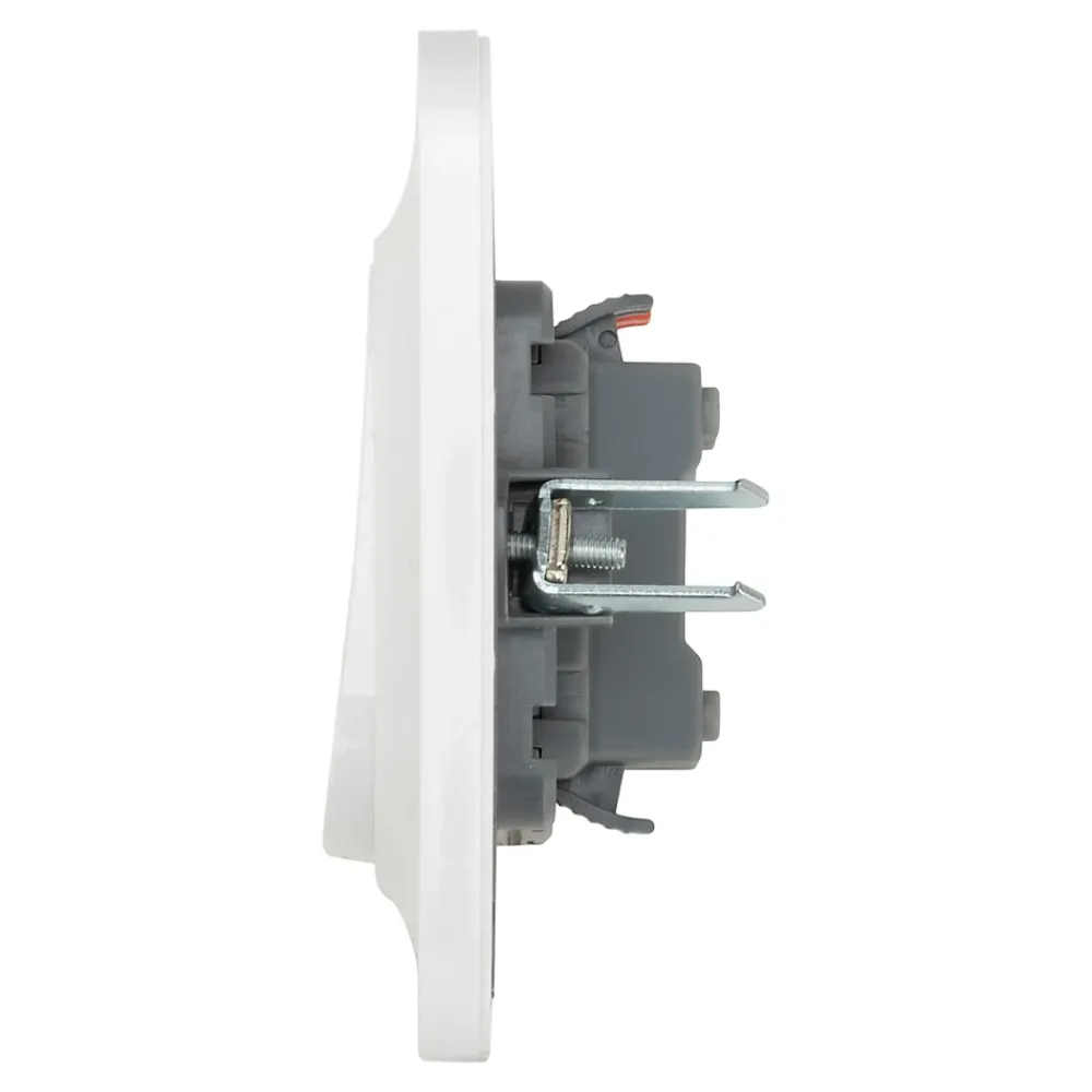 Jacobsen Interrupteur Kennet blanc complet, lot de 5