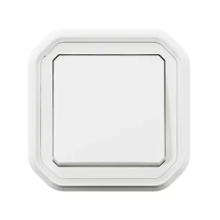 Legrand Interrupteur Plexo blanc à griffes