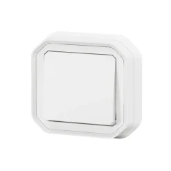 Legrand Interrupteur Plexo blanc à griffes