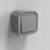 Legrand Interrupteur Étanche-Interrupteur Plexo gris en saillie