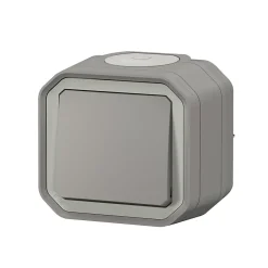 Legrand Interrupteur Étanche-Interrupteur Plexo gris en saillie