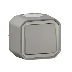 Legrand Interrupteur Étanche-Interrupteur Plexo gris en saillie