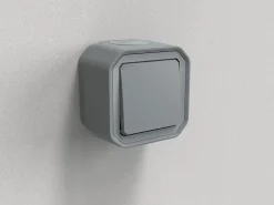 Legrand Interrupteur Étanche-Interrupteur Plexo gris en saillie
