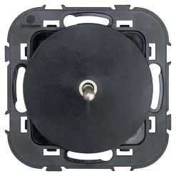 Jacobsen Interrupteur Encastrable-Interrupteur à manette Espen aluminium à composer noir
