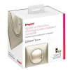 Legrand Interrupteur Encastrable-Interrupteur à option variateur à câbler pour installation connectée Céliane with Netatmo avec plaque Métal Titane