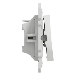Schneider Electric Interrupteur Encastrable-Interrupteur poussoir 10A à vis  Odace blanc
