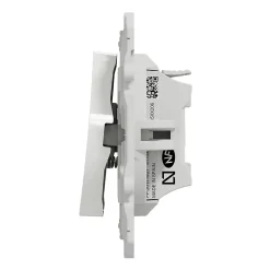 Schneider Electric Interrupteur Encastrable-Interrupteur poussoir 10A à vis  Odace blanc