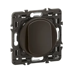 Legrand Interrupteur poussoir Céliane noir 6A