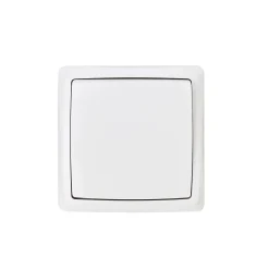 Jacobsen Interrupteur En Saillie-Interrupteur poussoir monobloc Sigurd blanc complet