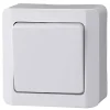 Interrupteur En Saillie-Interrupteur poussoir Nova blanc brillant