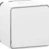 Schneider Electric Interrupteur En Saillie-Interrupteur poussoir étanche complet saillie Mureva Styl blanc