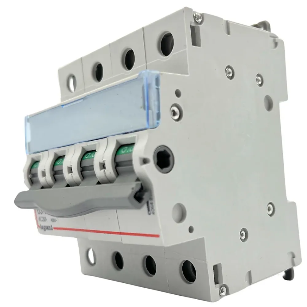 Legrand 406481 Interrupteur Sectionneur Tétrapolaire 4p 400v - 63a - 4 Modules - Bornes à Vis Dx3-is