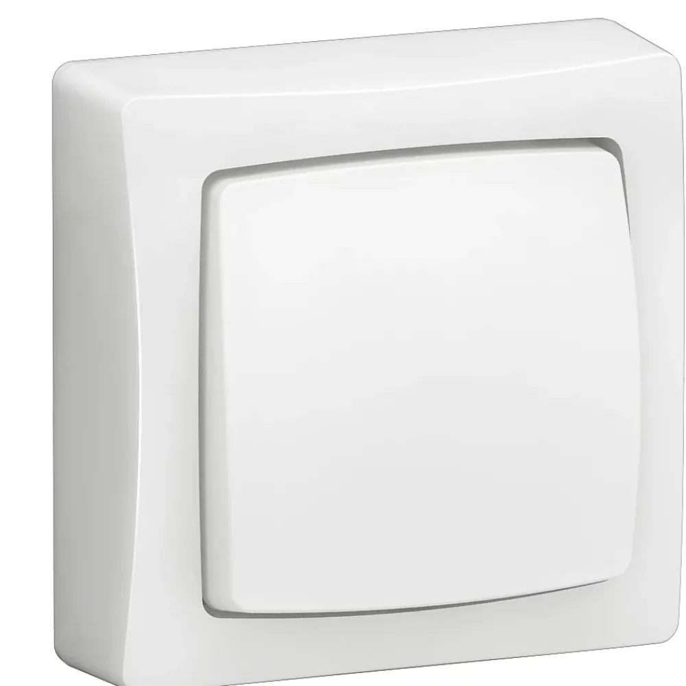 Legrand Interrupteur En Saillie-Interrupteur simple saillie complet blanc