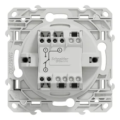 Schneider Electric Interrupteur Encastrable-Interrupteur va-et-vient 10A à vis Odace anthracite