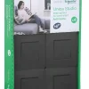 Schneider Electric Interrupteur va-et-vient complet Unica Déco anthracite, lot de 4