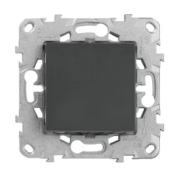 Schneider Electric Interrupteur va-et-vient connexion rapide 10A Unica Déco anthracite