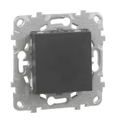 Schneider Electric Interrupteur va-et-vient connexion rapide 10A Unica Déco anthracite