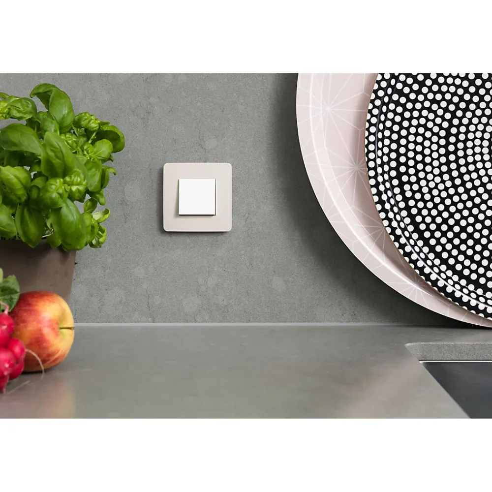 Schneider Electric Interrupteur va-et-vient connexion rapide 10A Unica Déco blanc