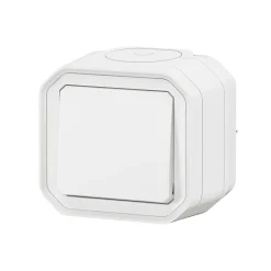 Legrand Interrupteur va et vient Plexo blanc