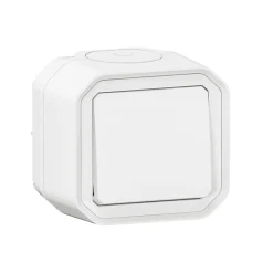 Legrand Interrupteur va et vient Plexo blanc