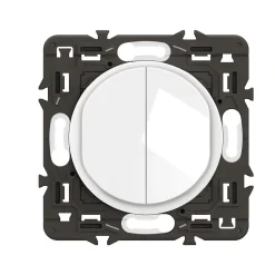 Legrand Interrupteur Encastrable-Interrupteur va-et-vient + poussoir Céliane blanc