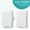 Zengo Interrupteur va et vient sans fil connecté zigbee - sans fil neutre