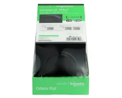 Schneider Interrupteur Encastrable-Interrupteur va-et-vient Electric Odace anthracite complet vendu par 5 pièces