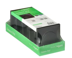 Schneider Interrupteur Encastrable-Interrupteur va-et-vient Electric Odace anthracite complet vendu par 5 pièces