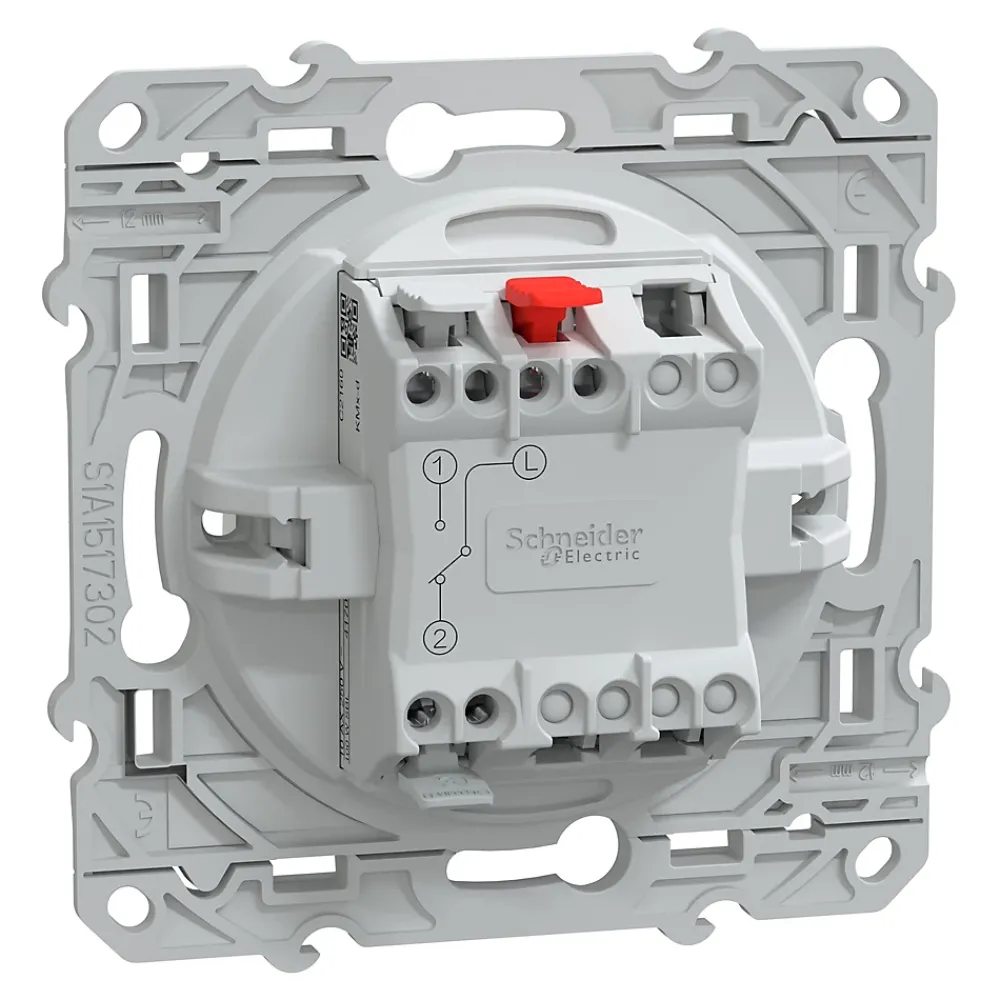 Schneider Electric Interrupteur va-et-vient Ovalis blanc